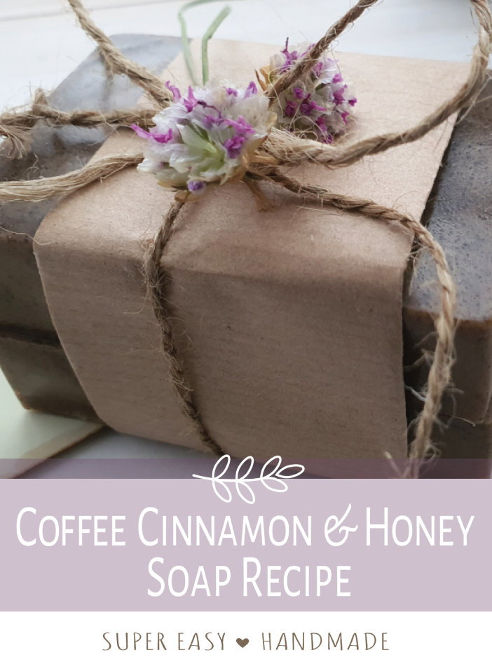 Coffee Cinnamon & Honey Soap - pin